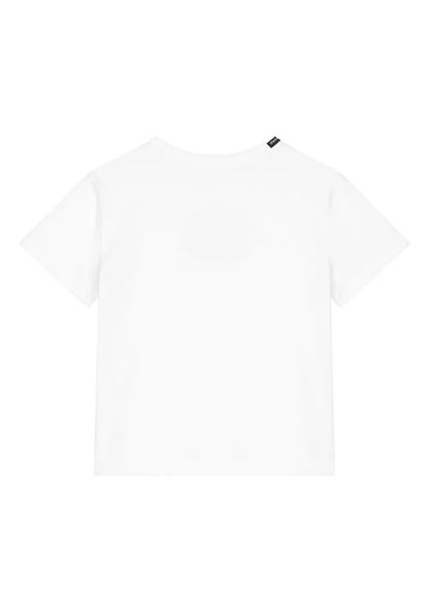 DOLCE & GABBANA KIDS T-Shirt Bianca Con Logo DG Rosa - DOLCE & GABBANA KIDS Fino Al -60%