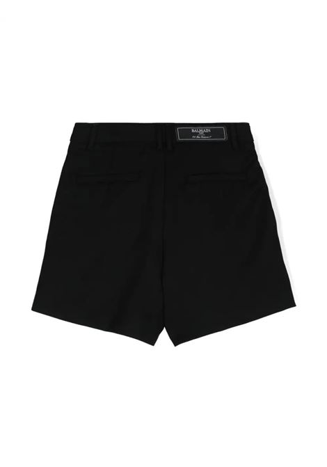 BALMAIN KIDS Shorts Sartoriali Pierre Balmain Neri - BALMAIN KIDS Affare Del Giorno