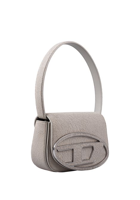 DIESEL Borsa 1DR In Pelle Arida Grigia - DIESEL Presa
