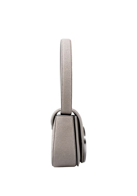 DIESEL Borsa 1DR In Pelle Arida Grigia - DIESEL Presa