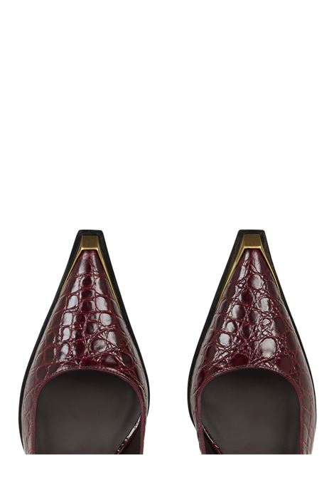 ETRO Sandali Platform Mary Jane In Pelle Stampata Nera - ETRO Nuova