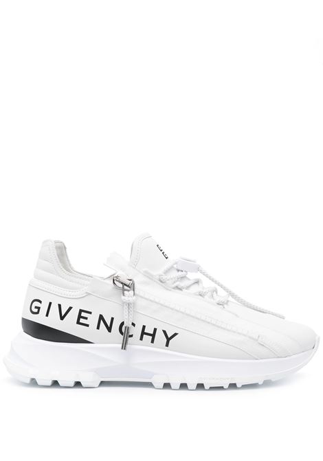 GIVENCHY Sneakers Da Running Spectre In Pelle Bianca Con Zip - GIVENCHY Offerta esclusiva