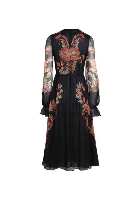 ETRO Abito In Chiffon Nero Stampato - ETRO Cyber Monday