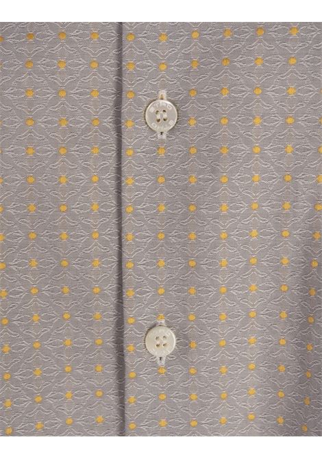 ETRO Camicia Over Jacquard Grigia - ETRO Vendita calda