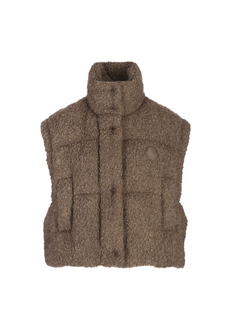 MONCLER Piumino 2 in 1 in Tweed Cytinelle Beige - MONCLER Offerte esclusive