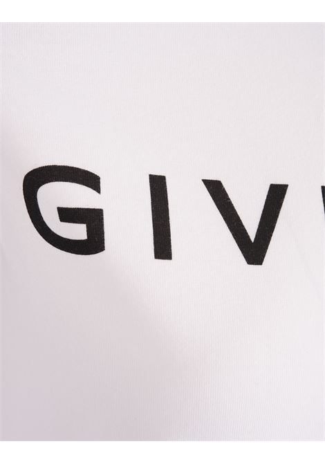 GIVENCHY T-Shirt Slim GIVENCHY Archetype In Cotone Bianco/Nero - GIVENCHY Comprane uno, ottenene uno gratis