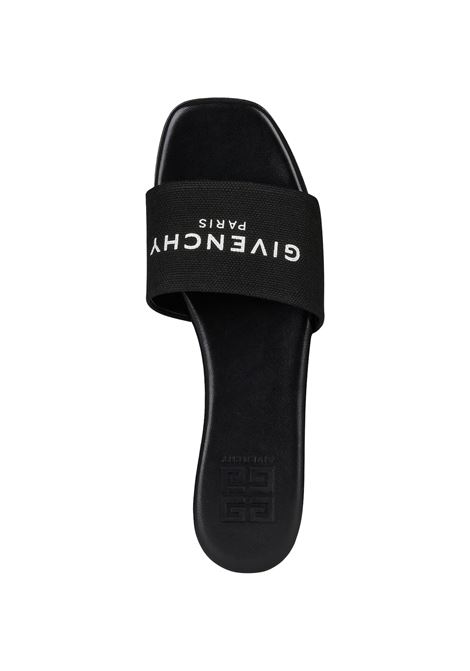 GIVENCHY Mule Piatte 4G In Tela Nera - GIVENCHY Ritorno libero