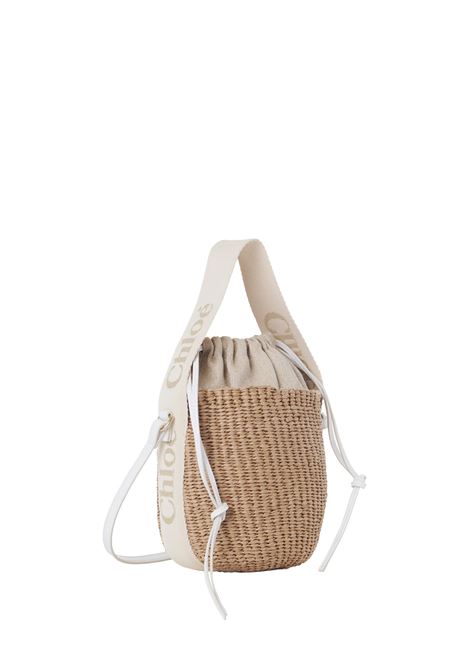 CHLOÉ Borsa Cesto Piccola Woody In Fibre Naturali - CHLOÉ Promozione temporanea