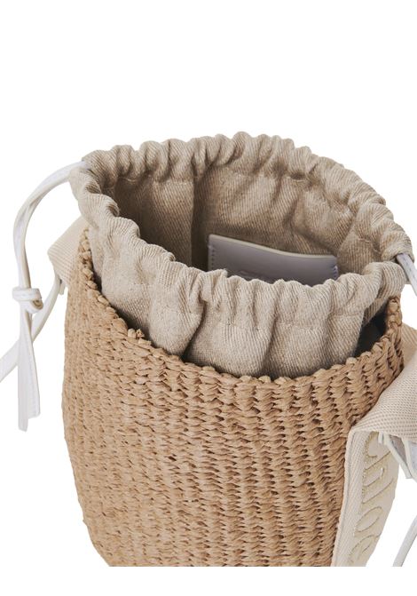 CHLOÉ Borsa Cesto Piccola Woody In Fibre Naturali - CHLOÉ Promozione temporanea