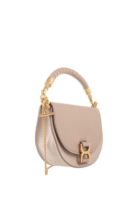 CHLOÉ Borsa Con Patta e Catena Marcie In Woodrose - CHLOÉ Offerta speciale della fabbrica