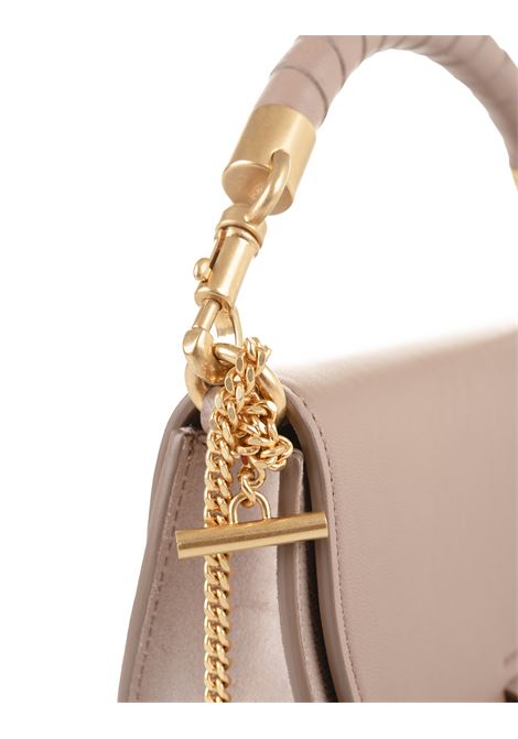 CHLOÉ Borsa Con Patta e Catena Marcie In Woodrose - CHLOÉ Offerta speciale della fabbrica