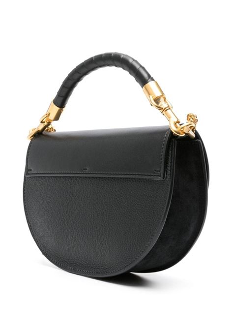 CHLOÉ Borsa Con Patta e Catena Marcie Nera - CHLOÉ Sostegno trimestrale
