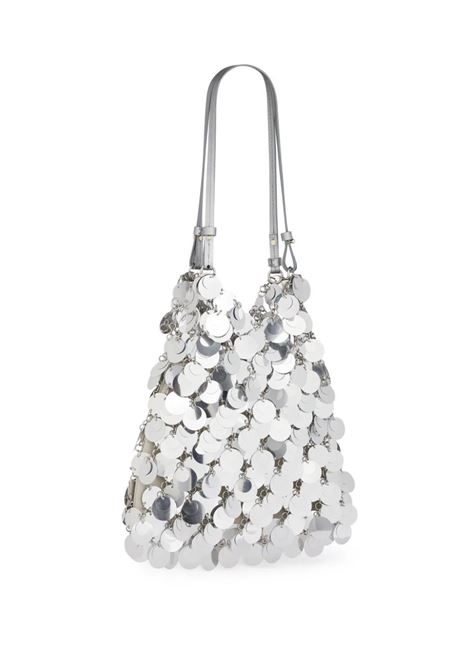 RABANNE Borsa Grande Sparkle Discs In Argento - RABANNE In vendita