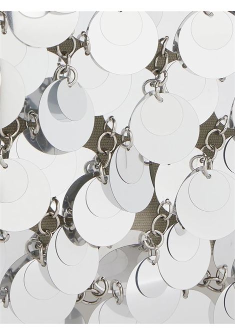 RABANNE Borsa Grande Sparkle Discs In Argento - RABANNE In vendita