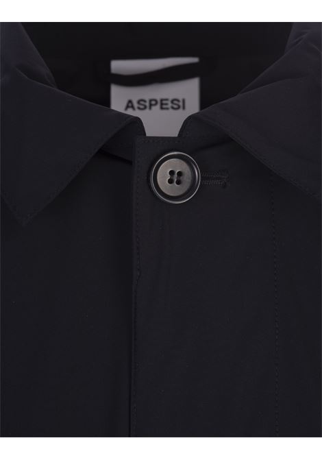 ASPESI Impermeabile In Nylon Stretch Blu Navy - ASPESI Sconti questo mese