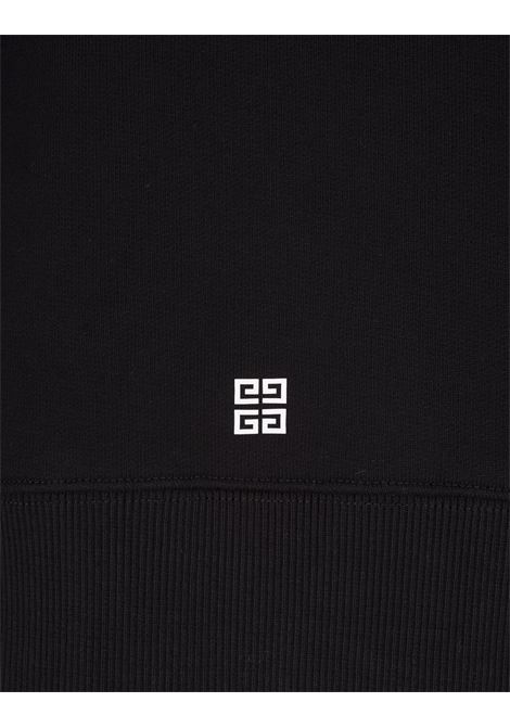GIVENCHY Felpa Con Cappuccio GIVENCHY Archetype In Tessuto Garzato Nero - GIVENCHY 2025