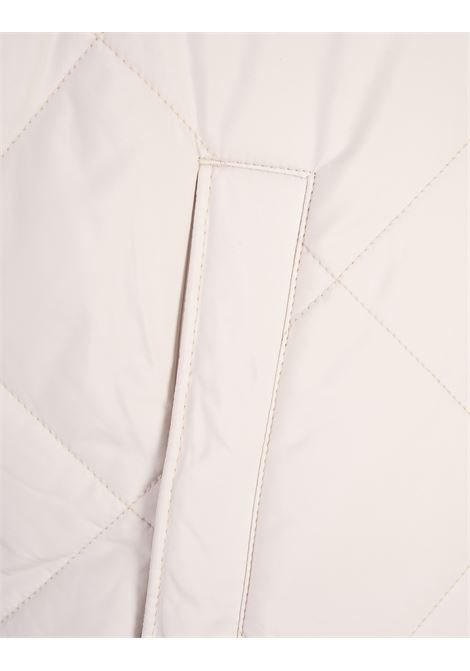 BOSS Gilet Idrorepellente Bianco Con Impunture a Rombi - BOSS Italia