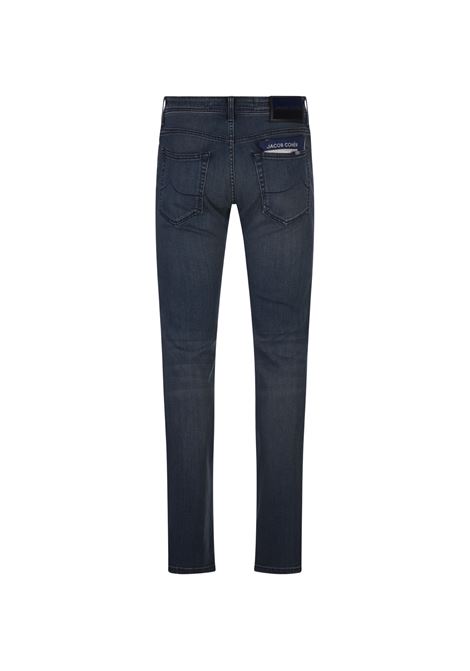 JACOB COHEN Jeans Nick Slim Fit In Denim Super Stretch Blu Scuro - JACOB COHEN In Linea