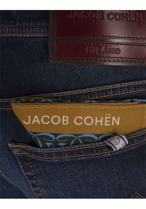 JACOB COHEN Jeans Nick Slim Fit In Denim Blu Scuro - JACOB COHEN Shopping Online