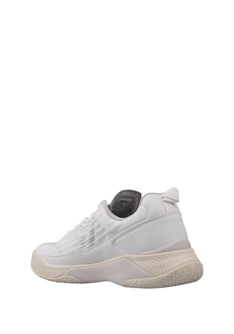 BOSS Sneakers Bianche In Materiali Misti Con Suola Antiscivolo - BOSS Sottocosto