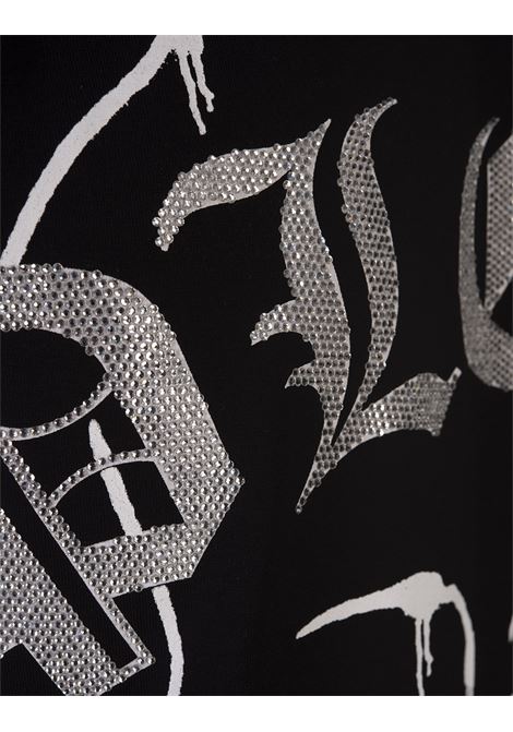 PHILIPP PLEIN T-Shirt Round Neck SS Skull Nera - PHILIPP PLEIN Saldi