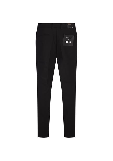 BOSS Pantaloni Slim Fit Chino Neri - BOSS Vendita Economica