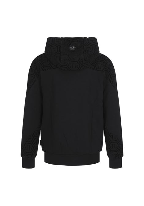 PHILIPP PLEIN Jogging Set Hoodie/Trousers With Jacquard Inserts Monogram - PHILIPP PLEIN Negozio