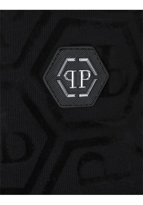 PHILIPP PLEIN Jogging Set Hoodie/Trousers With Jacquard Inserts Monogram - PHILIPP PLEIN Negozio