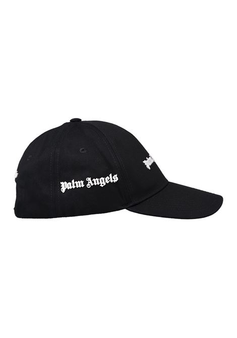 PALM ANGELS Cappello Da Baseball Nero Con Logo - PALM ANGELS Grande vendita