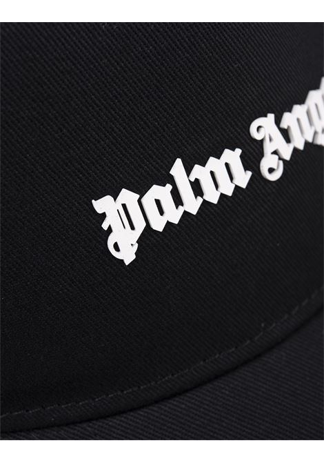PALM ANGELS Cappello Da Baseball Nero Con Logo - PALM ANGELS Grande vendita