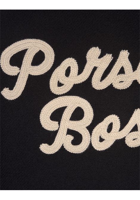 BOSS Giubbotto Porsche x BOSS Nero In Lana e Pelle - BOSS Offerta esclusiva