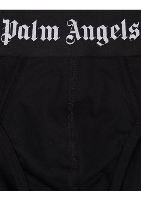 PALM ANGELS Set 2 Slip Neri Con Banda Logo - PALM ANGELS Bestseller