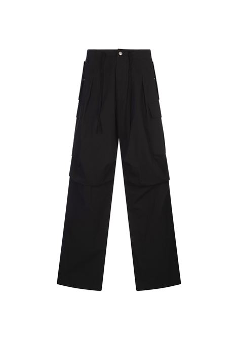 ALEXANDER MCQUEEN Pantaloni Cargo Con Piega in Nero - ALEXANDER MCQUEEN Offerte giornaliere
