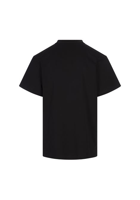 ALEXANDER MCQUEEN T-Skirt Nera Con Skull Rovesciato - ALEXANDER MCQUEEN Prezzo basso