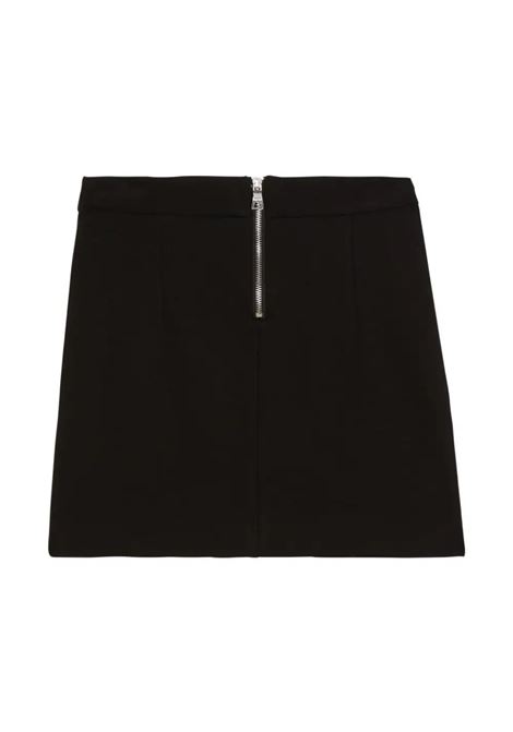 BALMAIN KIDS Gonna Corta Nera Con Bottoni - BALMAIN KIDS Offerta speciale della fabbrica