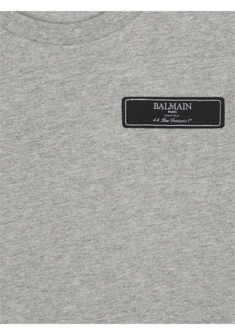 BALMAIN KIDS T-Shirt Grigia Pierre Balmain - BALMAIN KIDS Solo un giorno rimasto