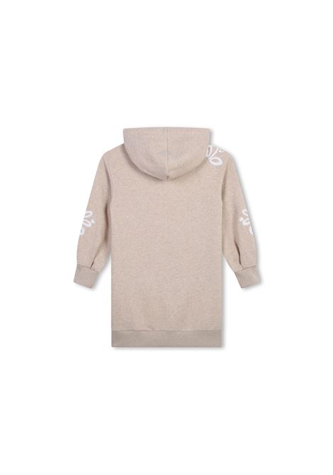 CHLOÉ KIDS Abito Con Cappuccio Beige Marl - CHLOÉ KIDS Limitato a 3 giorni