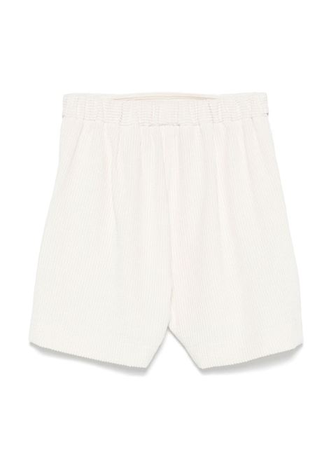 IL GUFO Bermuda In Velluto a Coste Bianco - IL GUFO 50% di sconto per tempo limitato