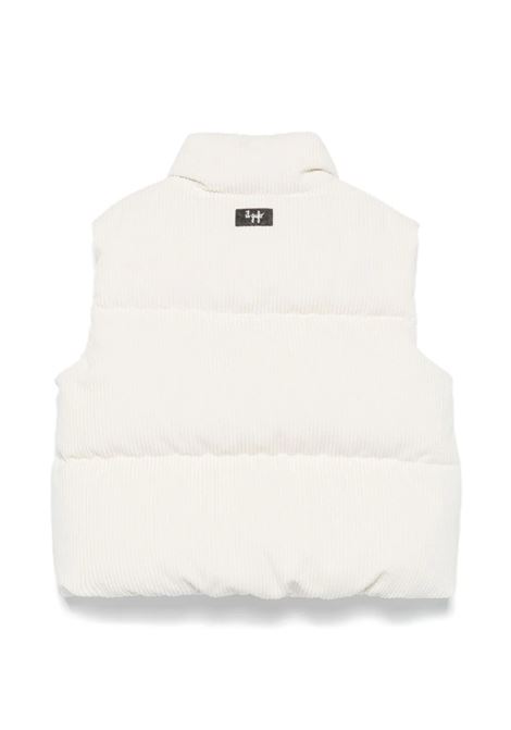 IL GUFO Gilet Imbottito In Velluto a Coste Bianco - IL GUFO Italy