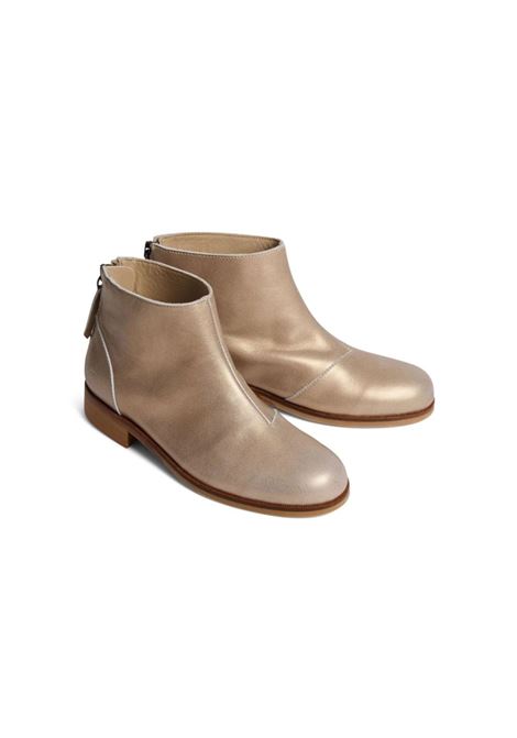 BONPOINT Stivaletti Giara In Pelle Oro - BONPOINT In Linea