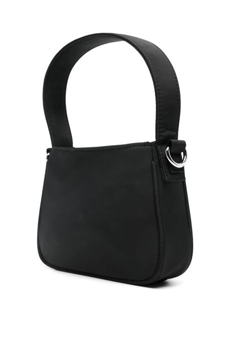 MISS BLUMARINE KIDS Borsa a Mano Nera Con Motivo Monogram Di Strass - MISS BLUMARINE KIDS Promozione Limitata