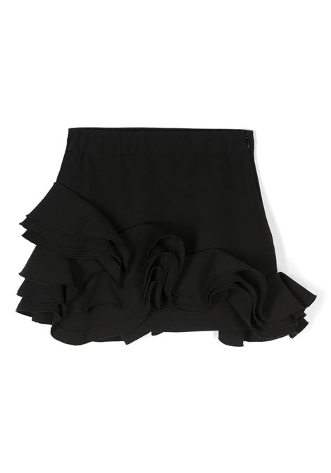 MISS BLUMARINE KIDS Minigonna Nera Con Ruches - MISS BLUMARINE KIDS Online