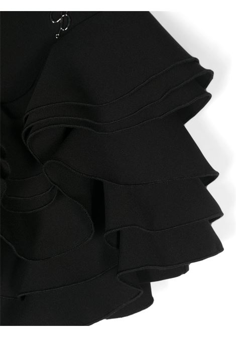 MISS BLUMARINE KIDS Minigonna Nera Con Ruches - MISS BLUMARINE KIDS Online