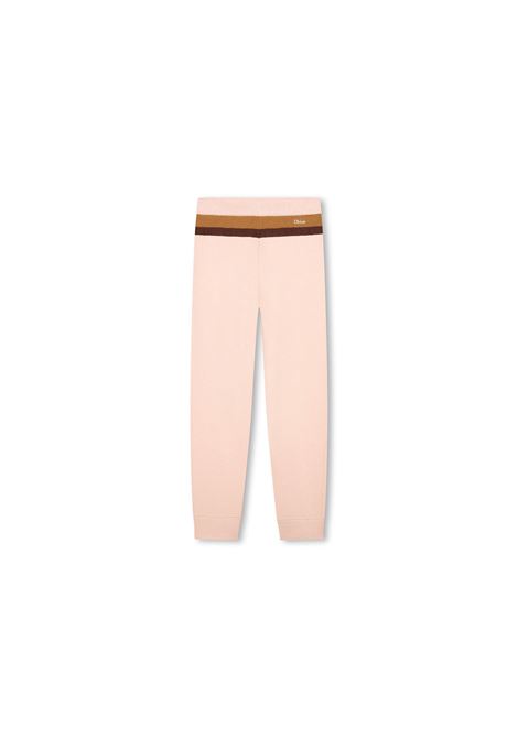 CHLOÉ KIDS Pantaloni Rosa Con Coulisse - CHLOÉ KIDS Vendite Flash