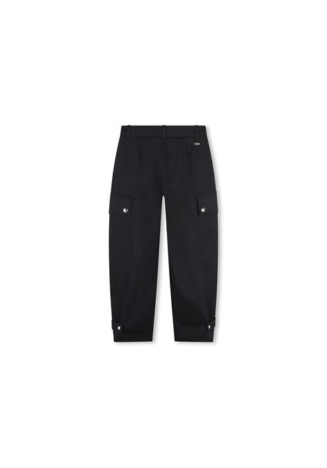 CHLOÉ KIDS Pantaloni Cargo Blu - CHLOÉ KIDS In Saldo