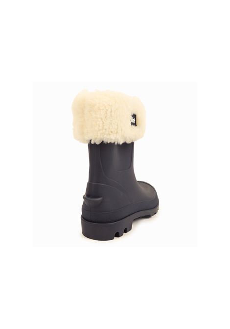 CHLOÉ KIDS Stivali Da Pioggia Blu Con Applicazione - CHLOÉ KIDS Negozio online di fabbrica