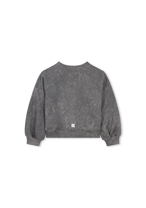 GIVENCHY KIDS Felpa Grigia Con Logo - GIVENCHY KIDS Vendite stagionali