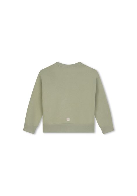 GIVENCHY KIDS Felpa Verde Con Logo GIVENCHY 4G - GIVENCHY KIDS Black Friday