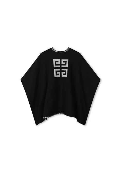GIVENCHY KIDS Mantella Reversibile Nera e Bianca Con Logo e Motivo 4G - GIVENCHY KIDS Offerta Giorno del Papà