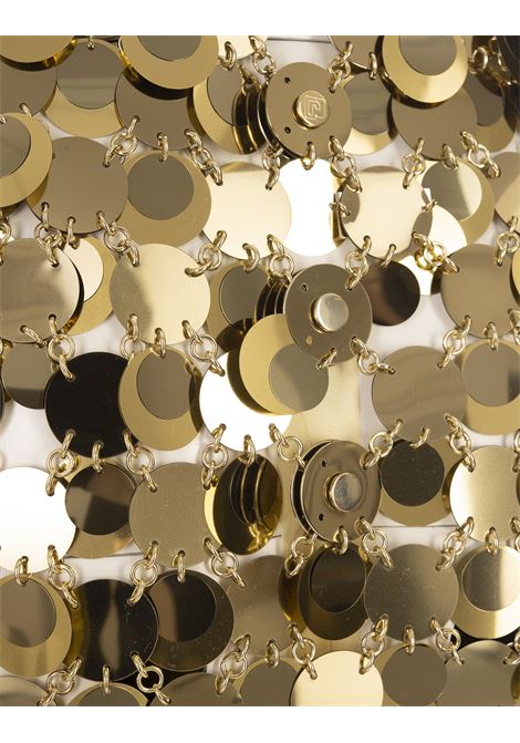 RABANNE Minigonna Con Dischi Dorati Effetto Specchio - RABANNE Latest fashion